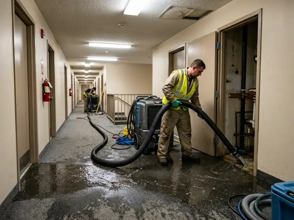 multi-unit-apartment-hallway-f-005 — frequently asked questions, Emergency Burst Pipe Water Extraction & Removal in Escondid…